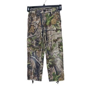 Ranger Boys 8 Cargo Realtree Camo Pants Hunting Camouflaged Adjustable Leg Waist